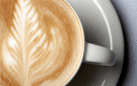 Närbild på cappuccino